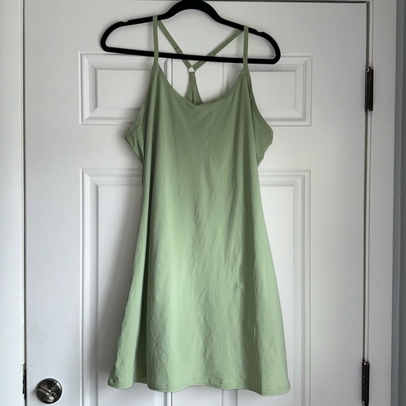 Outdoor Voices green Exercise Dress with shorts skort Size xl - Picture 2 of 7